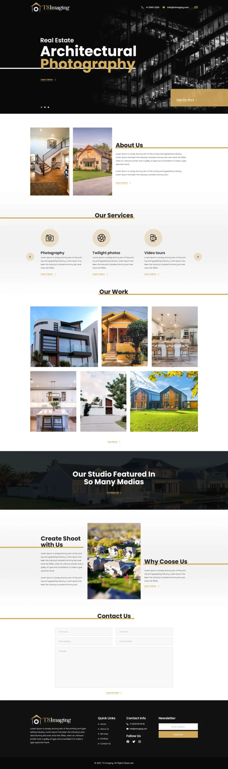 Web Development Project - TS Imaging
